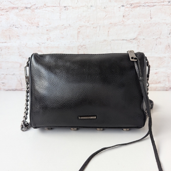 Rebecca Minkoff Black Crossbody Bag with Chain Strap - Picture 4 of 11